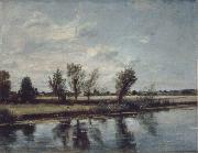 John Constable Water-meadow near Salisbury oil on canvas